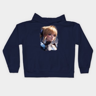 Fate Artoria Pendragon Kids Hoodie